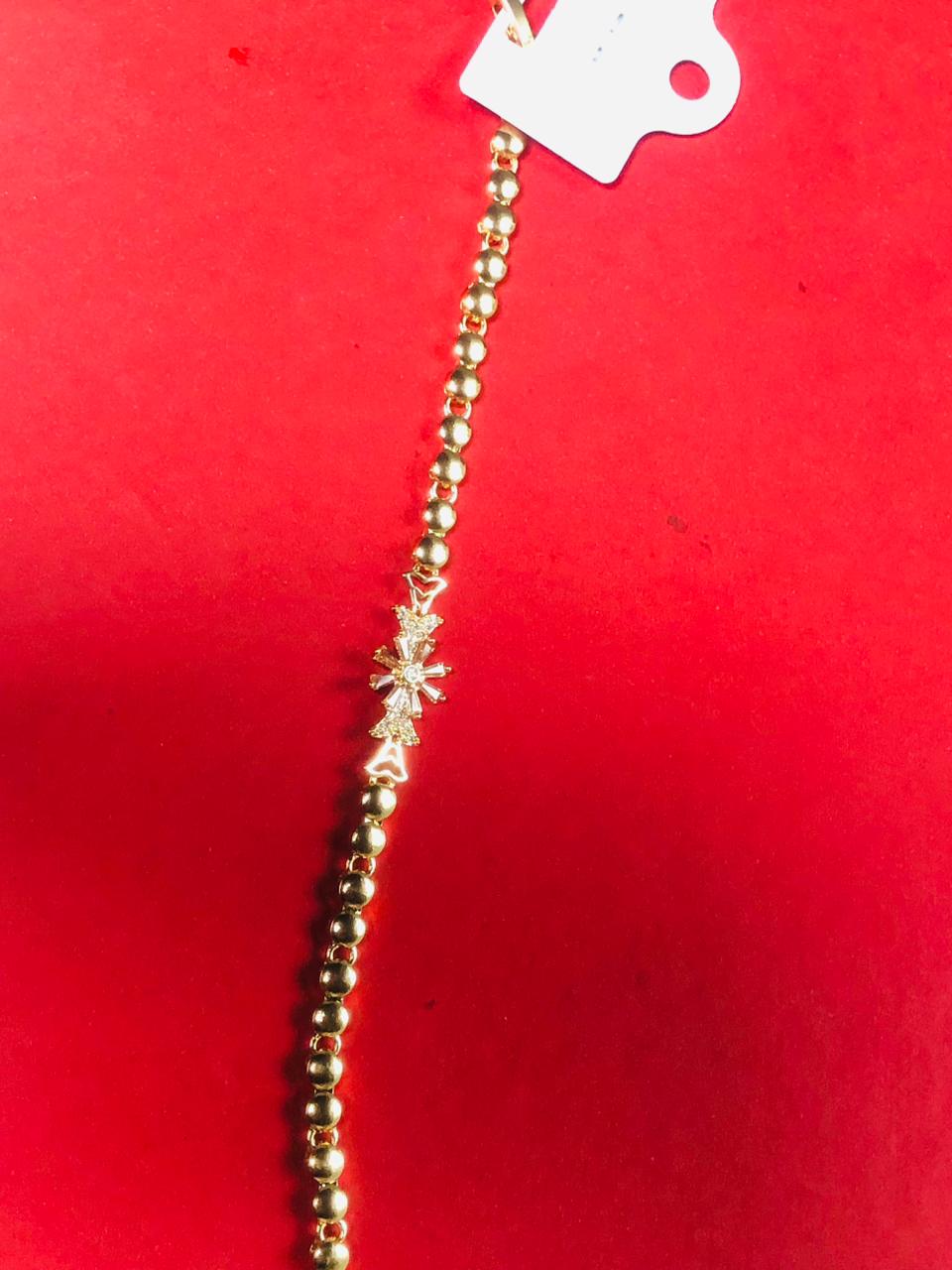 Golden Star Bracelet – Elegant Beaded Gold Plated Women’s Jewelry