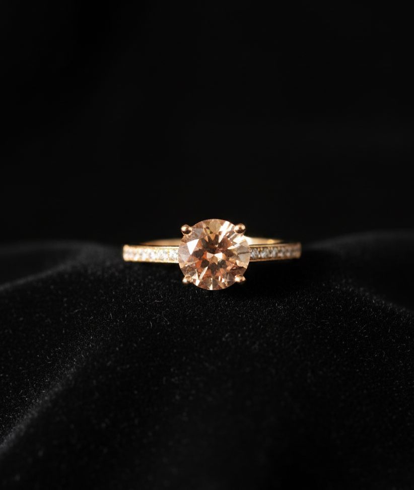 Royal Black Gem Gold Ring – Latest Artificial Jewellery in Style